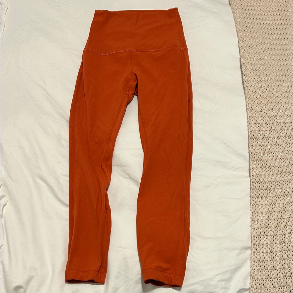 Lululemon Athletica 25” Align Orange Leggings